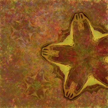 Composition using the StarFlower motif by Kristin Doner